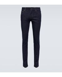 Dolce & Gabbana - Logo Slim-fit Jeans - Lyst