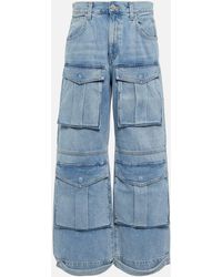 Agolde - Tex Mid-rise Wide-leg Cargo Jeans - Lyst