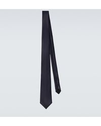 Saint Laurent - Silk Satin Tie - Lyst