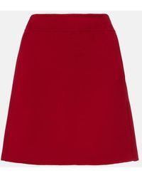 Max Mara - Aida Virgin Wool Miniskirt - Lyst