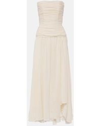 STAUD - Maxikleid Hightide Aus Einem Baumwollgemisch - Lyst