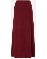 Max Mara - Dorina Cashmere-Blend Maxi Skirt - Lyst