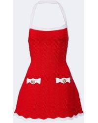 retroféte - Ondina Ribbed-Knit Minidress - Lyst