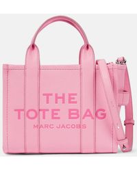 Marc Jacobs - Bolso The Leather Tote mini - Lyst