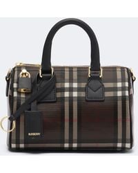 Burberry - Shopper Check Small - Lyst