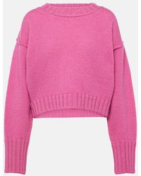 Acne Studios - Cropped-Pullover Kryptona aus Wolle - Lyst