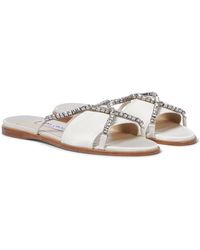 Jimmy Choo Flat sandals for Women - Up to 58% off at Lyst.com