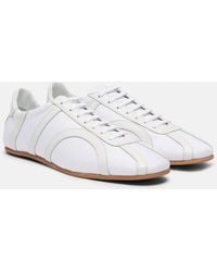 TOTEME - Leather-Trimmed Sneakers - Lyst