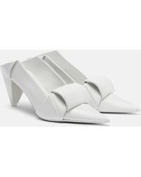 Loewe - Origami Leather Mules - Lyst