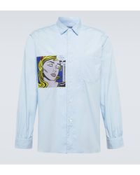 Junya Watanabe - Checked Cotton Poplin Shirt - Lyst