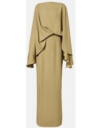 ‎Taller Marmo - Eolia Draped Crepe Cady Gown - Lyst