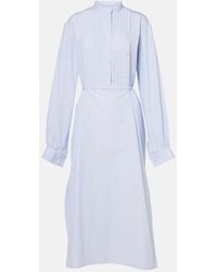 Jil Sander - Cotton Shirt Dress - Lyst