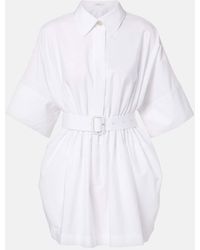 Givenchy - Cotton Poplin Shirt Dress - Lyst