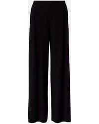 Norma Kamali - Pantalon Ample A Taille Haute - Lyst