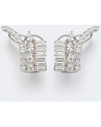 YEPREM - Y-Couture 18Kt Earrings With Diamonds - Lyst