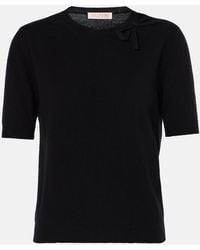 Valentino - Virgin Wool T-Shirt - Lyst