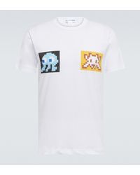 Comme des Garçons Comme des Garcons SHIRT X Invader T-Shirt aus Baumwolle - Weiß