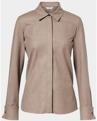 Max Mara - Tebaide Cashmere-Blend Shirt - Lyst