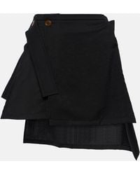 Vivienne Westwood - Wool Mini-skirt - Lyst