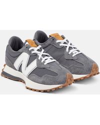 New Balance Sneakers 327 in suede - Blu