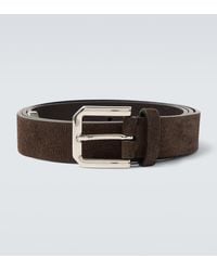 Brunello Cucinelli - Suede Belt - Lyst