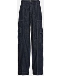 AG Jeans - X EmRata jeans cargo Amia de tiro alto - Lyst
