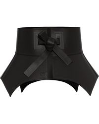 Loewe Leather Obi Corset Belt - Black