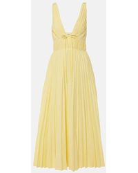 Jonathan Simkhai - Maxikleid Stephanie Aus Einem Baumwollgemisch - Lyst