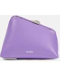 The Attico - Midnight Mini Embellished Leather Clutch - Lyst