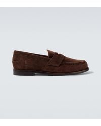 Polo Ralph Lauren - Logo Suede Loafers - Lyst
