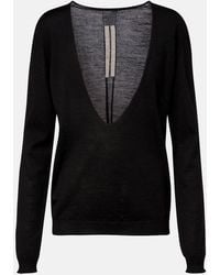 Rick Owens - Extreme Virgin Wool Sweater - Lyst