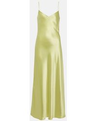 Galvan London - Slipdress Aus Satin - Lyst