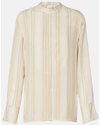 Victoria Beckham - Striped Shirt - Lyst