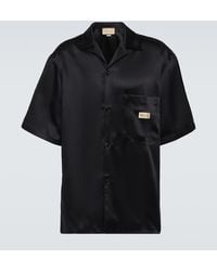 Gucci - Camisa de tejido duquesa bordada - Lyst