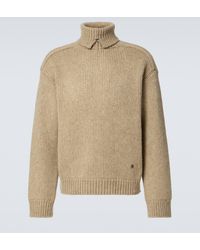 Burberry - Wool And Cashmere Turtleneck Sweater - Lyst