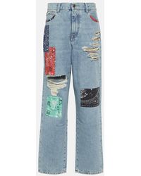 Alanui - Jeans patchwork The Twelve Signs - Lyst