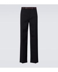 Gucci - Pantalon Ample En Laine - Lyst
