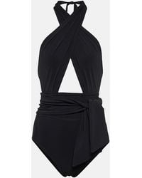 Karla Colletto - Cutout Halterneck Swimsuit - Lyst