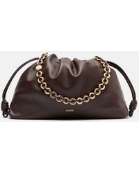 Loewe - Flamenco Large Leather Shoulder Bag - Lyst