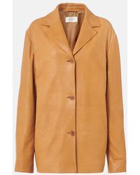 The Row - Lederjacke Fabian - Lyst