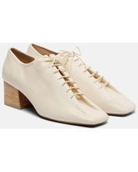 Lemaire - Souris 55 Leather Derby Pumps - Lyst