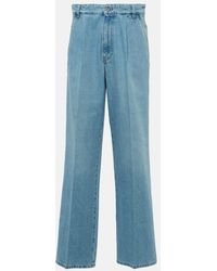 Miu Miu - Low-Rise Wide-Leg Jeans - Lyst
