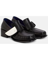 Burberry - Verzierte Loafer-Pumps Aus Leder - Lyst