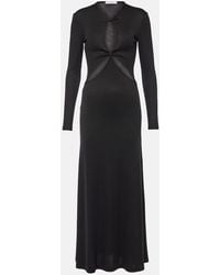 Christopher Esber - Abito Lungo Open Twist Con Cut-Out - Lyst