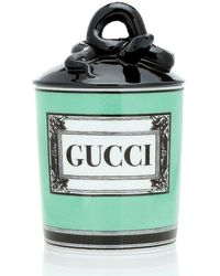 Gucci Candela Herbosum con logo - Verde