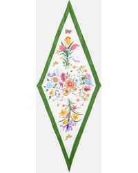Gucci - Printed Silk Twill Scarf - Lyst