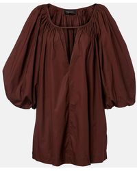 Adriana Degreas - Minikleid Aus Einem Baumwollgemisch - Lyst