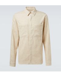 Rick Owens - Cotton And Linen Corduroy Overshirt - Lyst