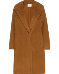 Vince Wool-blend Coat - Brown