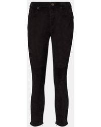 Isabel Marant - Dorothea Suede Slim Pants - Lyst
